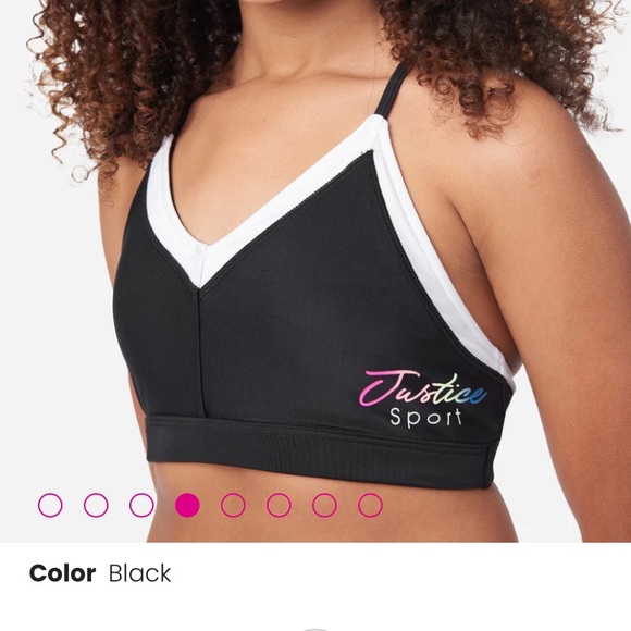 Girls Swimsuit two-piece bikini size 16/18, reversible from black to white - Picture 2 of 10